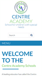 Mobile Screenshot of centreacademy.net